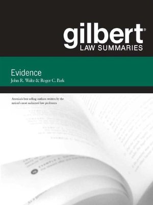 cover image of Gilbert Law Summaries on Evidence, 18th